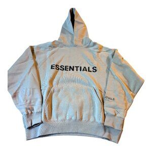 Fear of God Essentials Pullover Hoodie Applique Logo Olive